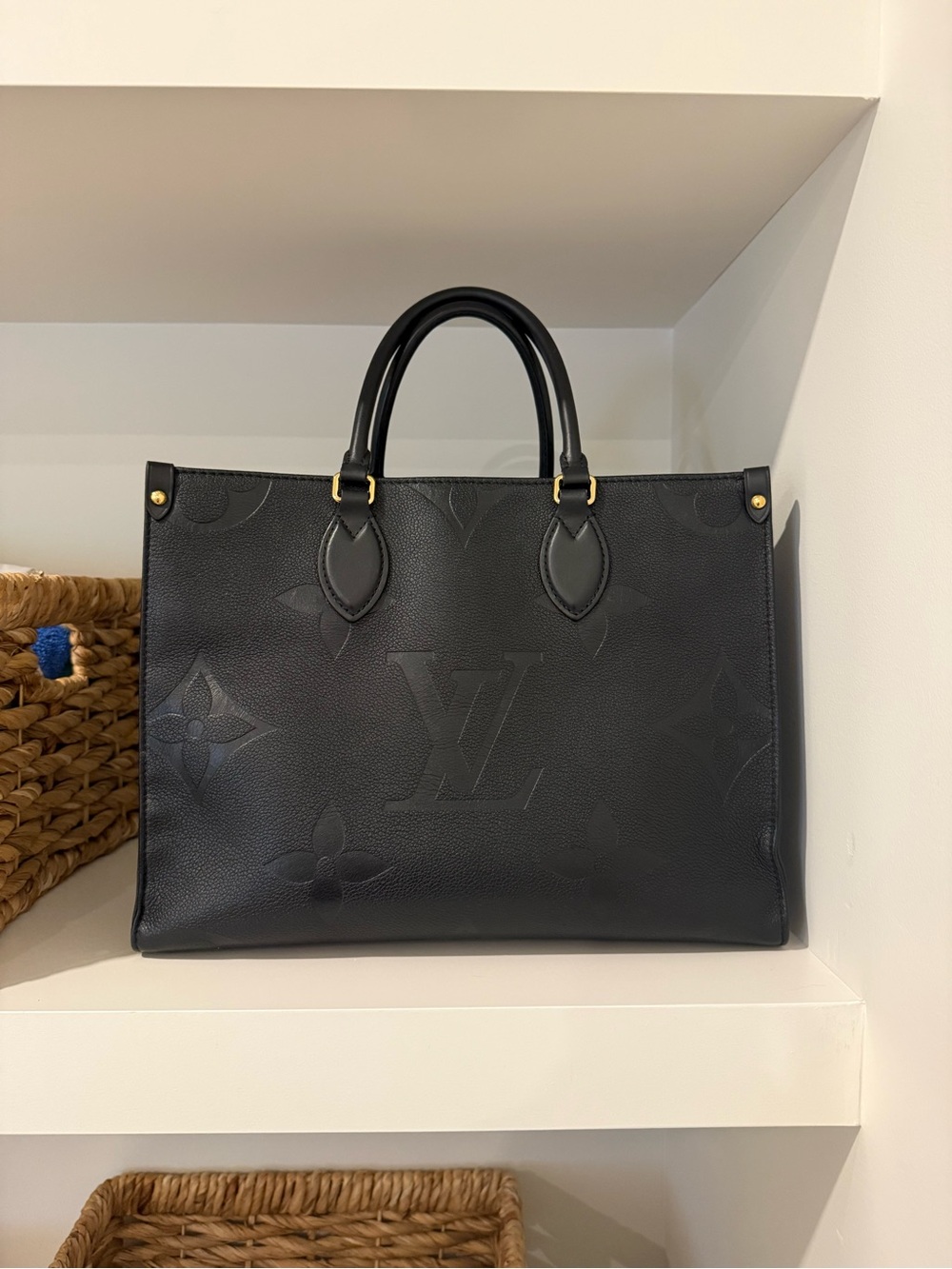 Louis Vuitton OnTheGo Tote | Black | Monogram Empreinte |